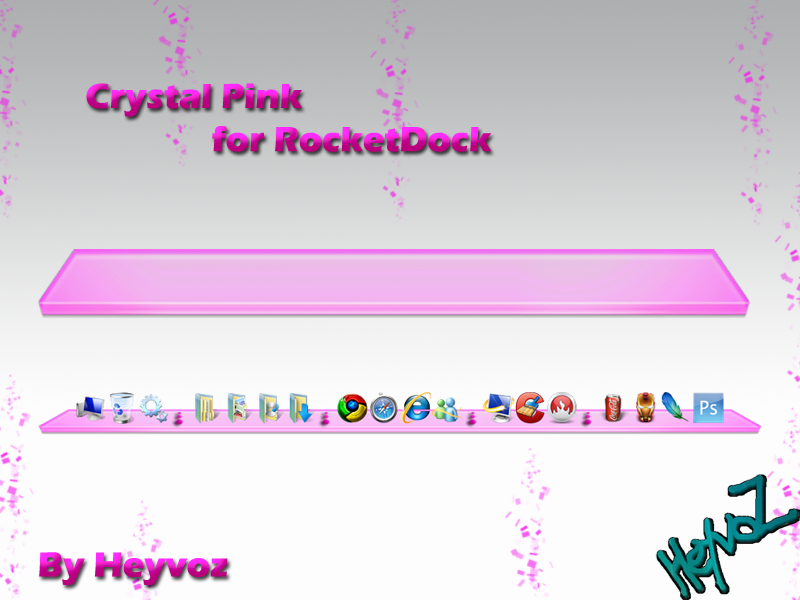 Crystal Pink for RocketDock