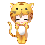 Chibi-tiger by clytzemi