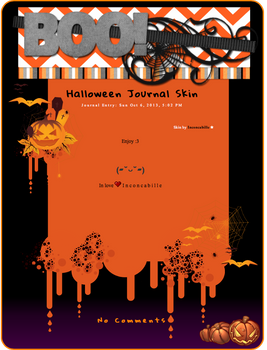 [ Halloween Journal Skin ]