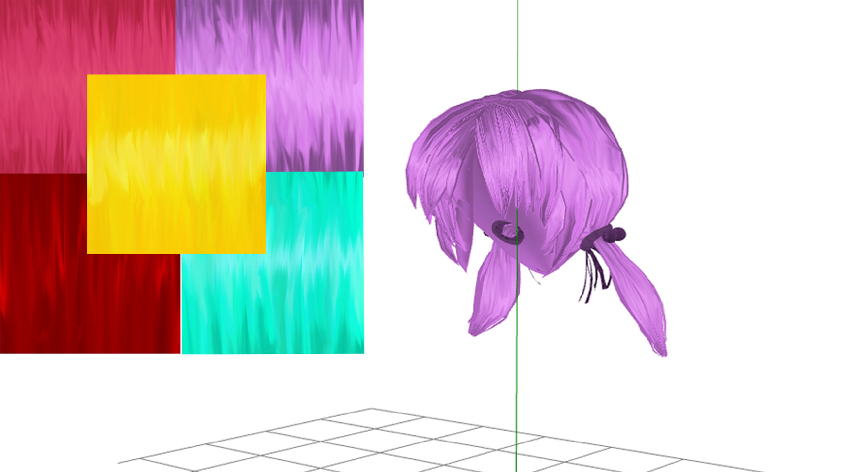 MMD Hair Texture Download - wide 2
