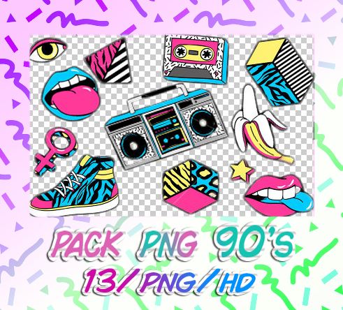 pack png 90's by theoskater11 on DeviantArt
