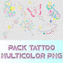 Pack Tattoo Multicolor Png