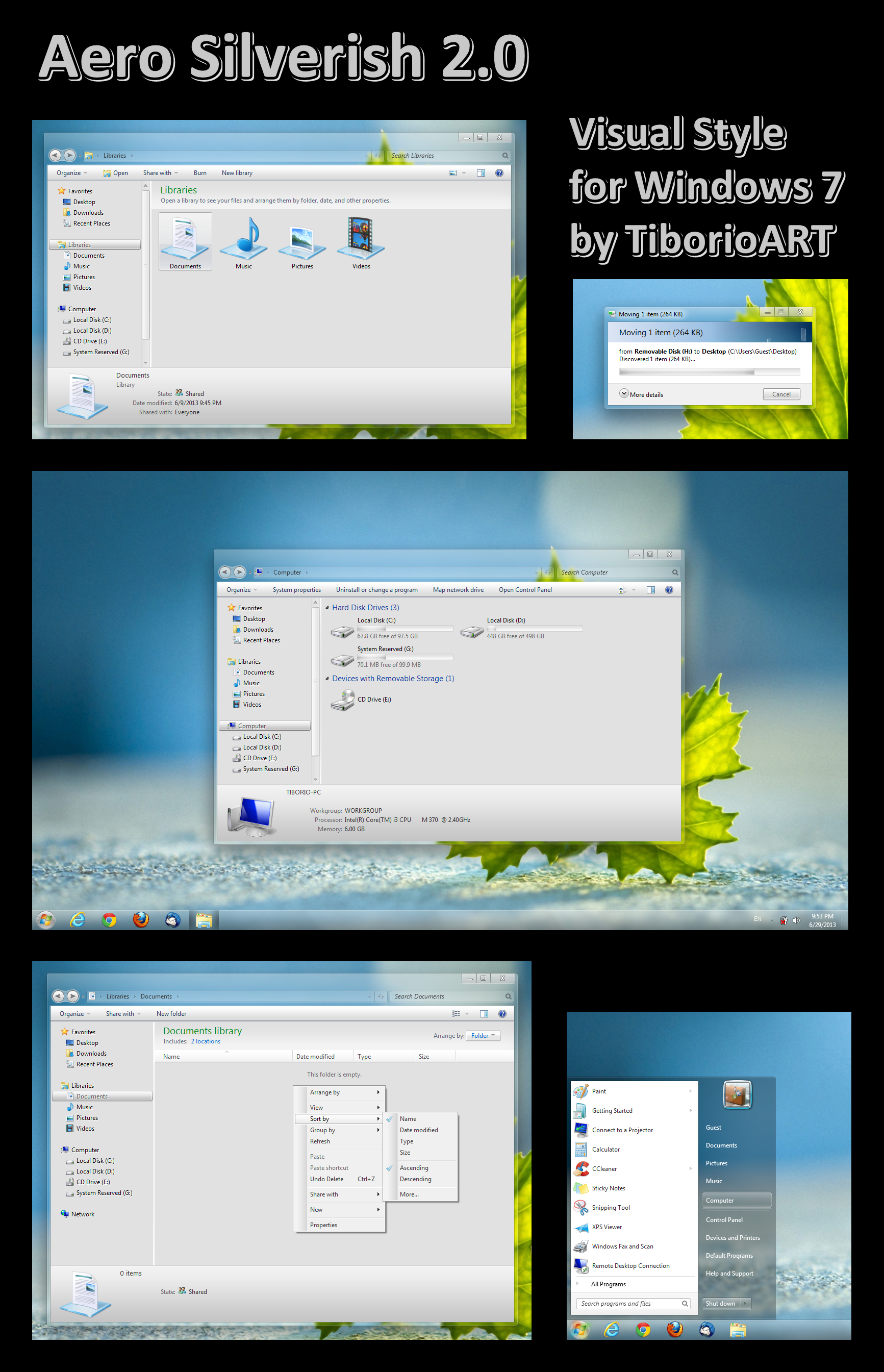 Aero Silverish 2.0 for Win 7