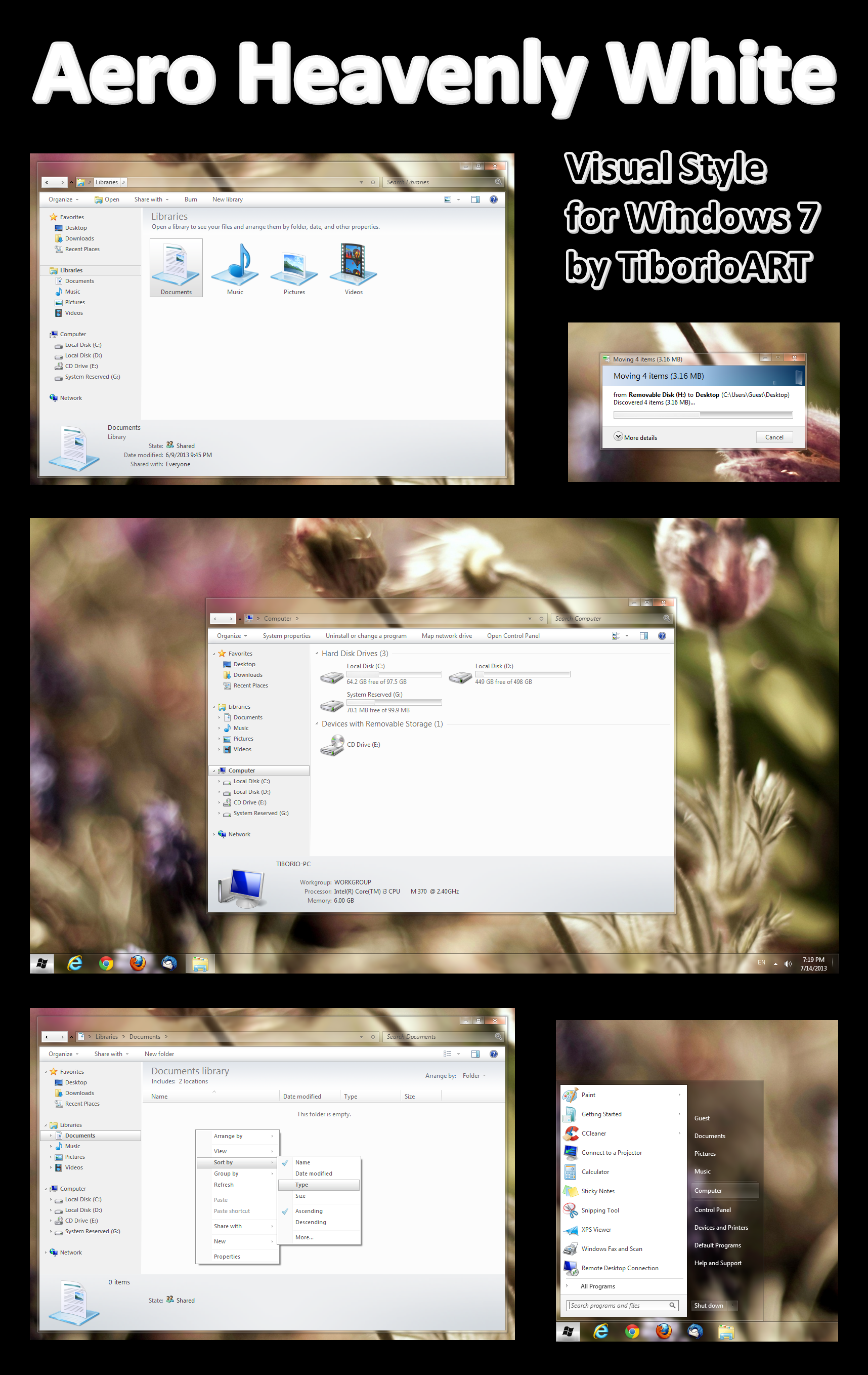 Aero Heavenly White for Windows 7