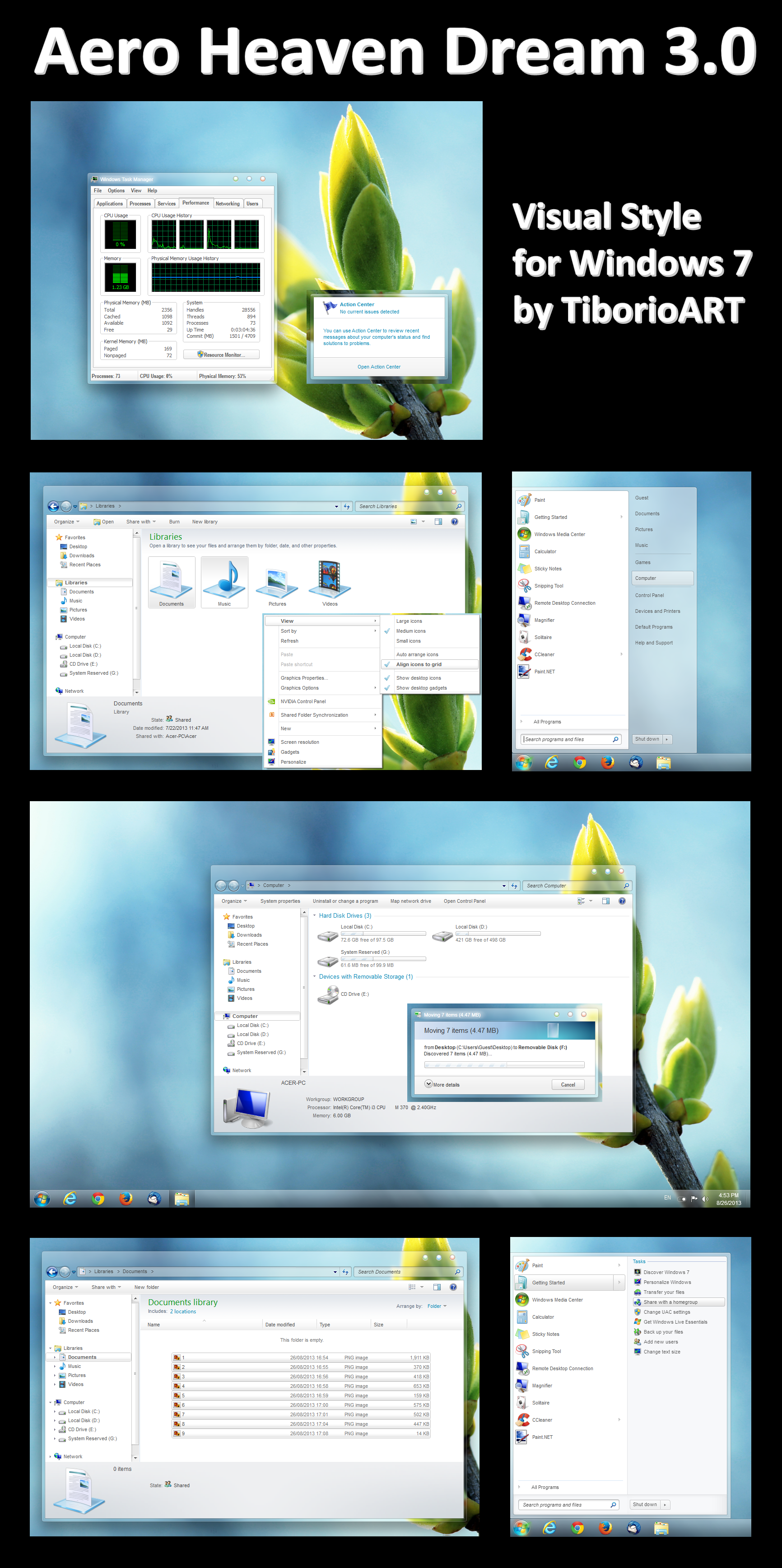 Aero Heaven Dream 3.0 for Windows 7