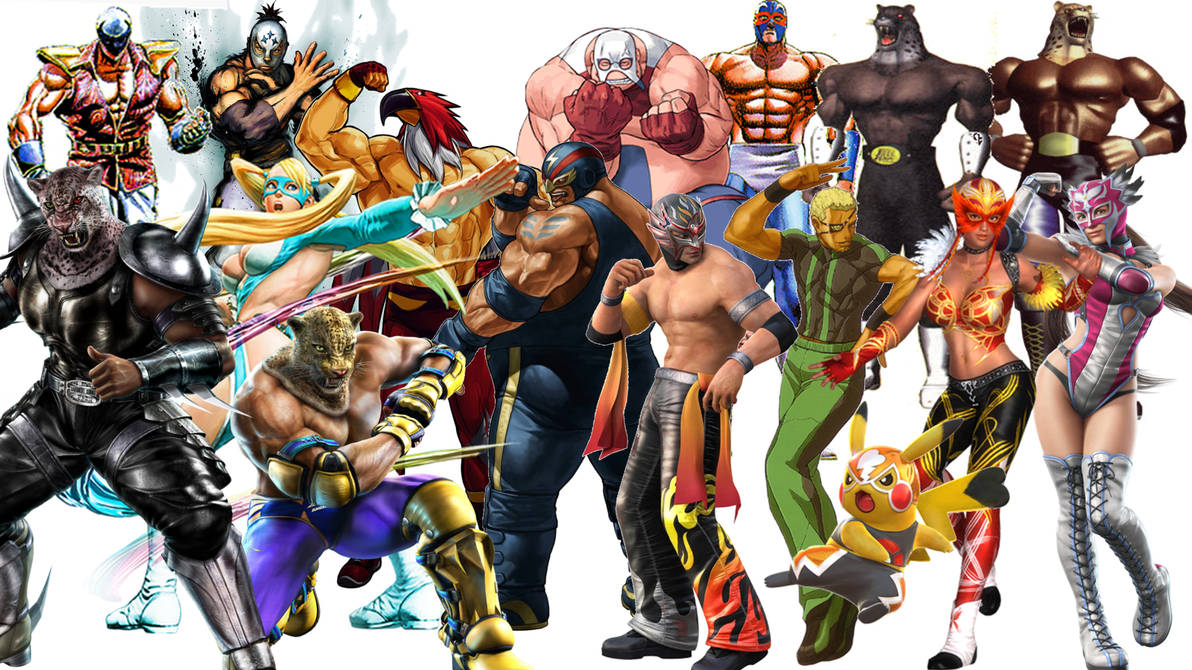 Fighting Game Archetypes Luchadors by The4thSnake on DeviantArt