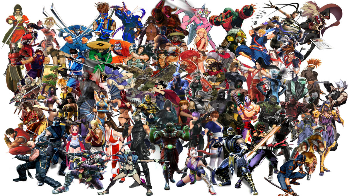 Video Games Archetypes Fighting Ninjas by The4thSnake on DeviantArt
