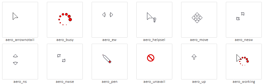 Red 7 Cursor Set by QuantomStarBox on DeviantArt