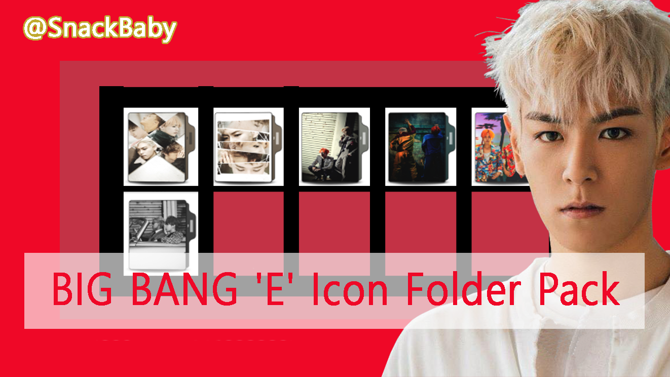 BIG BANG 'E' Icon Folder Pack