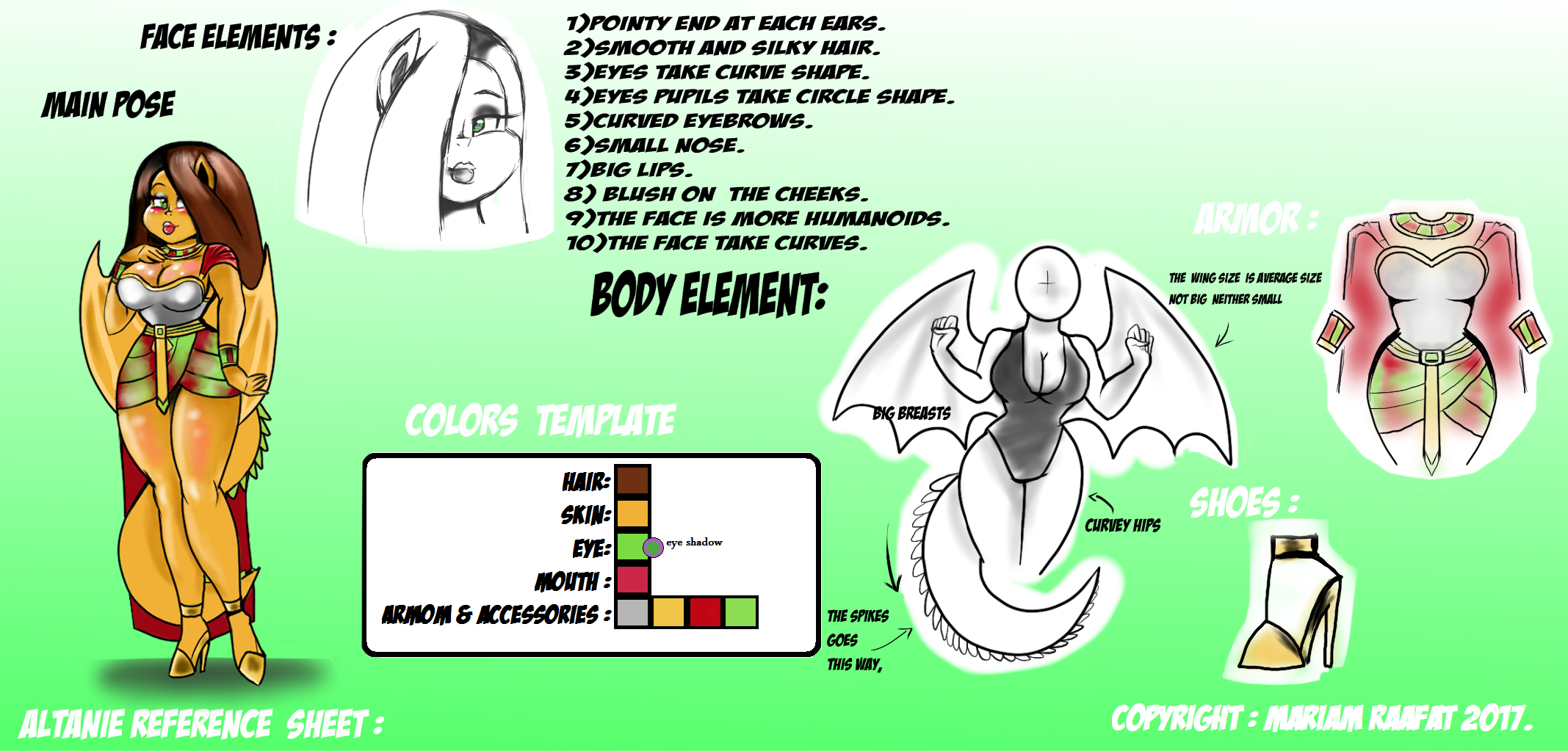 Altanie Ref. sheet