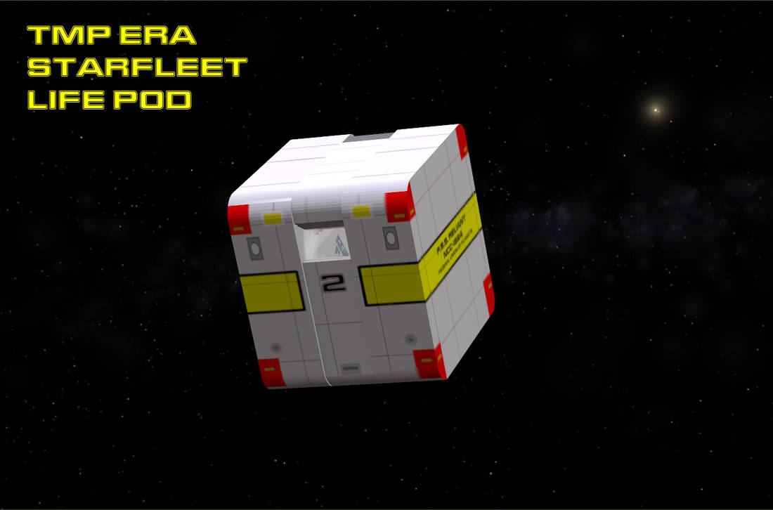 Starfleet Sensor Pod Starfleet Life Pod by mdbruffy on DeviantArt