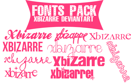 Pack Fonts