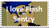 I love Flash Sentry Stamp by KittyJewelpet78