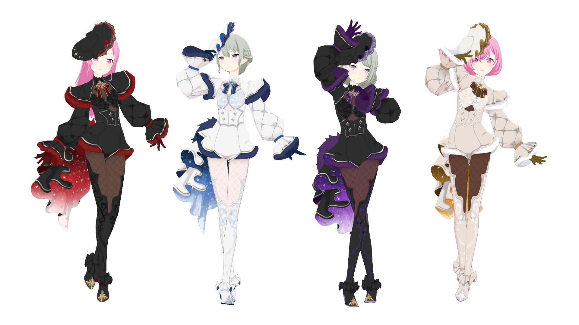 [Project Sekai MMD] Winter Trobairitz DL by a1192580027 on DeviantArt