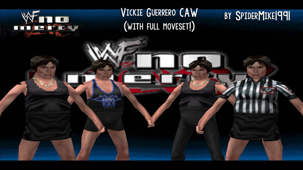 WWF No Mercy Vickie Guerrero CAW and Moveset by MikTraversa