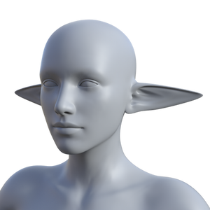 Anime Style Elf Ears Morph for G8F