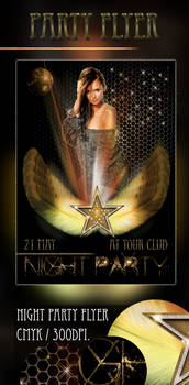 Party Flyer , FREE PSD FILES .