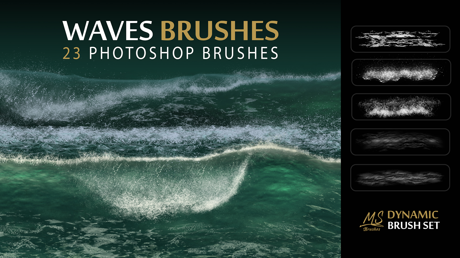 Waves Photoshop Brushes