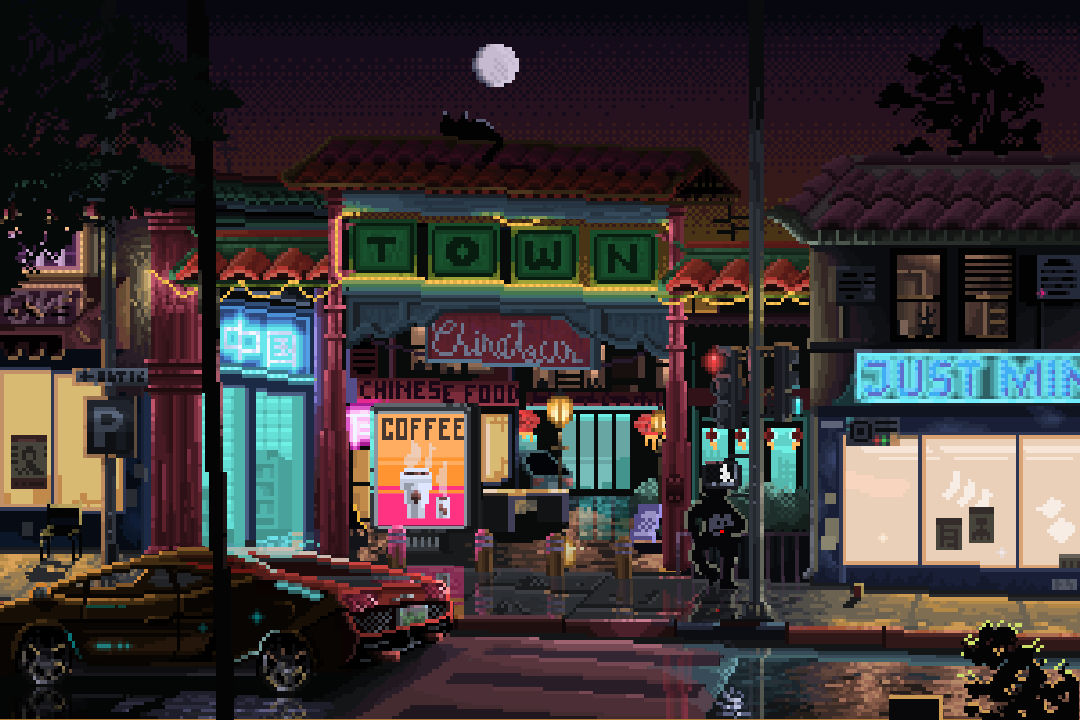 Chinatown Pixel Art by EiskalterEngel18 on DeviantArt
