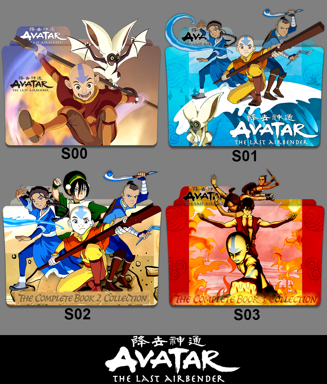 Avatar The Last Airbender (2005) Folder Icon by eca2424 on DeviantArt