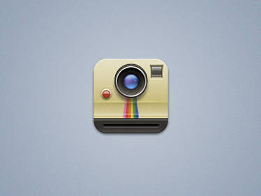 Polaroid Camera Icon PSD
