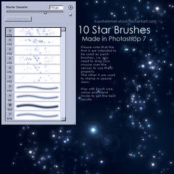 Star Brushes by kuschelirmel-stock