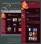 Roses Journal + Gallery CSS by kuschelirmel-stock