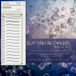 Scattered Rectangles Brush Set