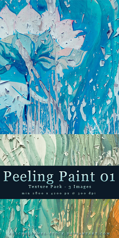 Peeling Paint Texture Pack 01