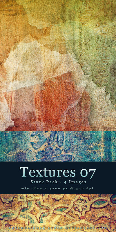 Textures 07 - Stock Pack by kuschelirmel-stock