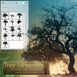 Tree Silhouette Brushes