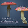 Cut Out Mushrooms Pack 03