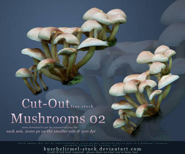 Cut Out Mushrooms Pack 02