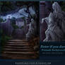 Enter if you dare - Free Premade Background