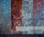 Colourful Grunge Edits Textures by kuschelirmel-stock
