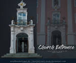 Church Entrance precut by kuschelirmel-stock