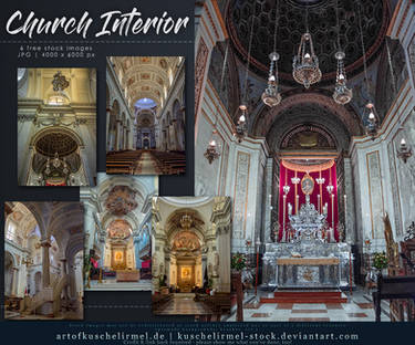 Church Interior Stock Pack by kuschelirmel-stock