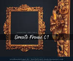 Ornate Frame 01 precut by kuschelirmel-stock