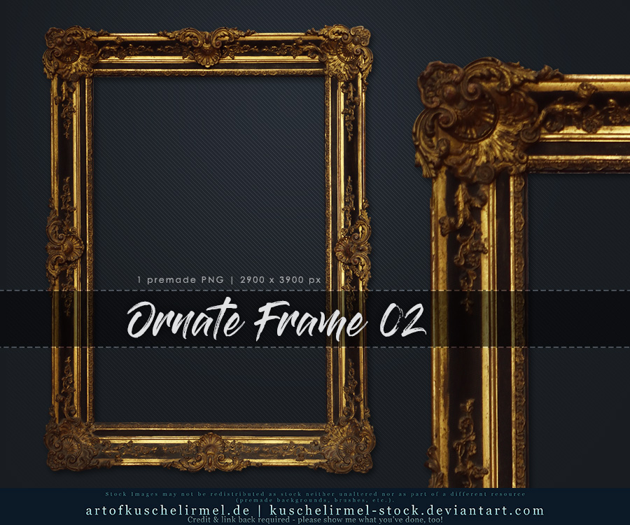 Ornate Frame 02 precut