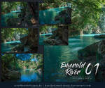 Emerald River 01 stock pack by kuschelirmel-stock by kuschelirmel-stock