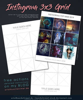 Free Action Template - Instagram 3x3 Grid