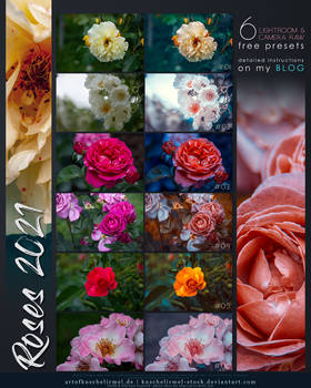 Roses 2021 - Free Lightroom + CameraRAW Presets