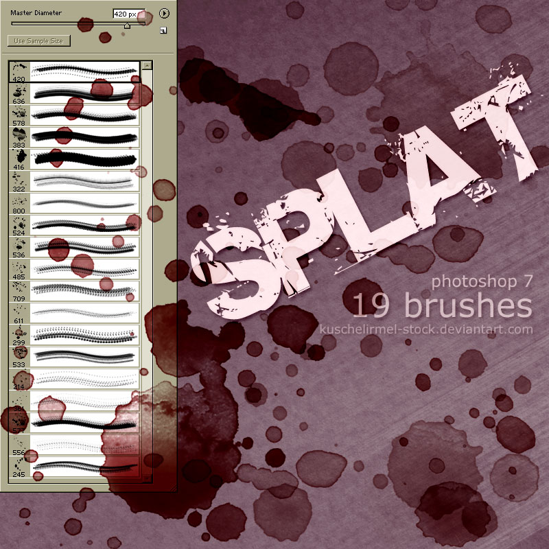 Splat Brushes