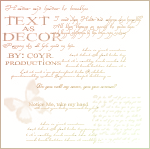 Text as Decor Brushes