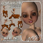 STOCK - Centaur Elf by NorellaAngelique