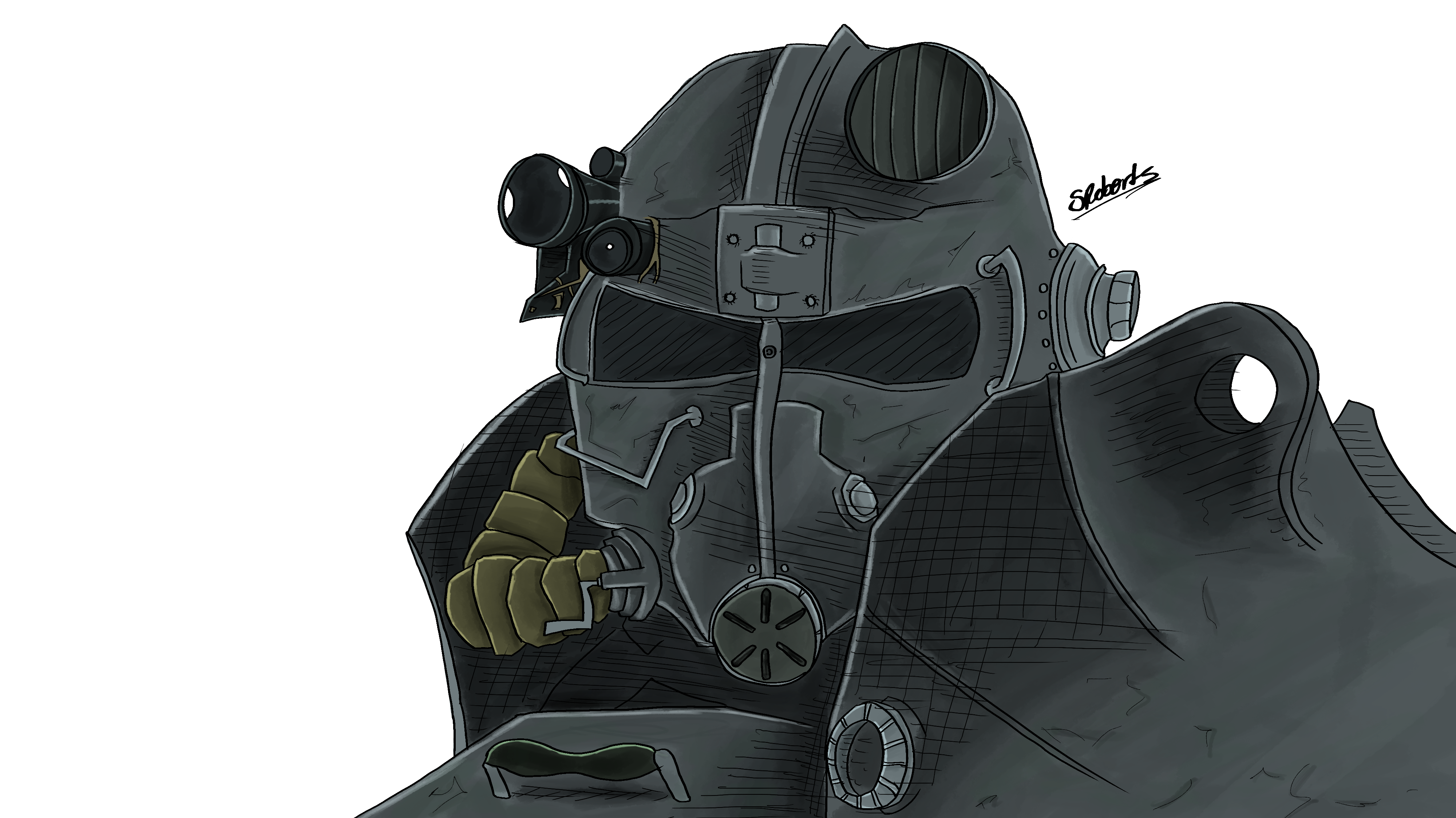 Fallout Power Armour by SamRoberts98 on DeviantArt