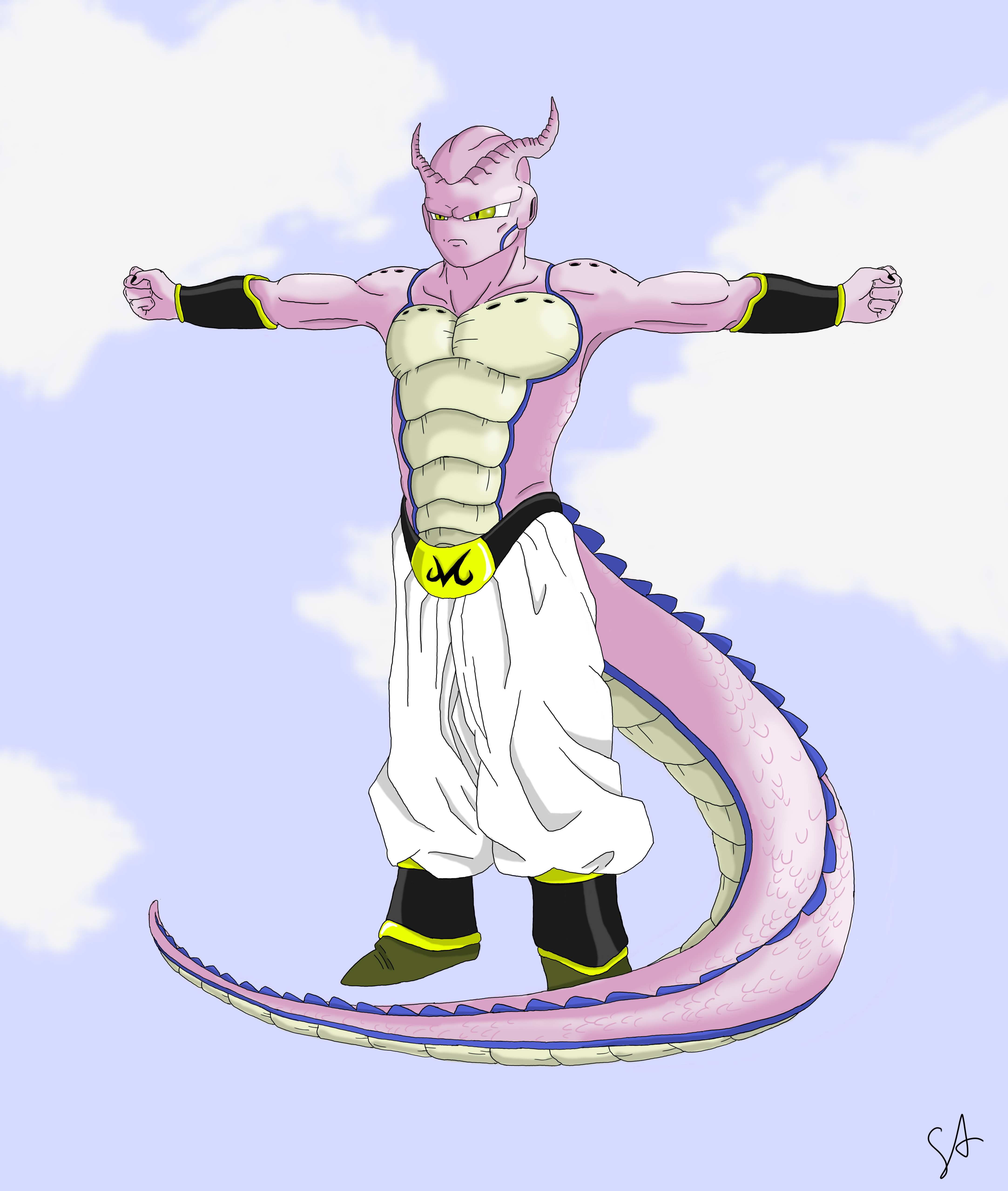 Dragon Ball Z the Antagonist Majin Boo by joshdancato on DeviantArt