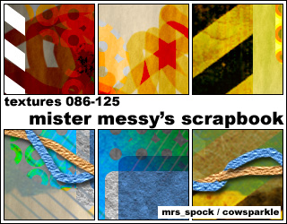 Messy Scrapbook Icon Textures