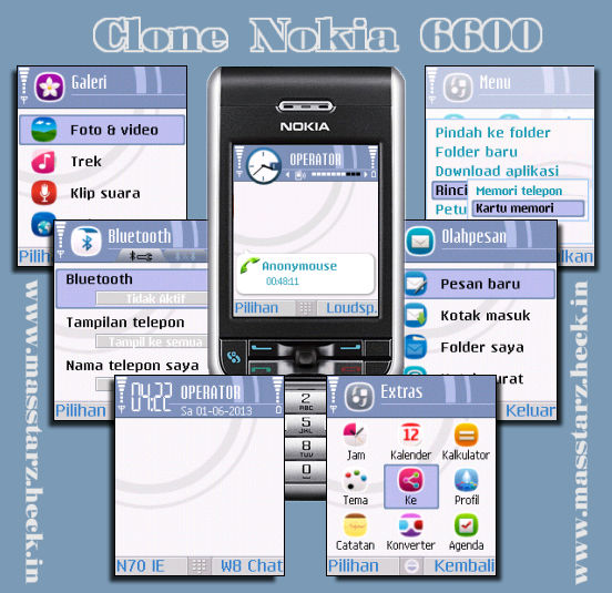 clone nokia 6600 s60v2 theme by masstarz on deviantart
