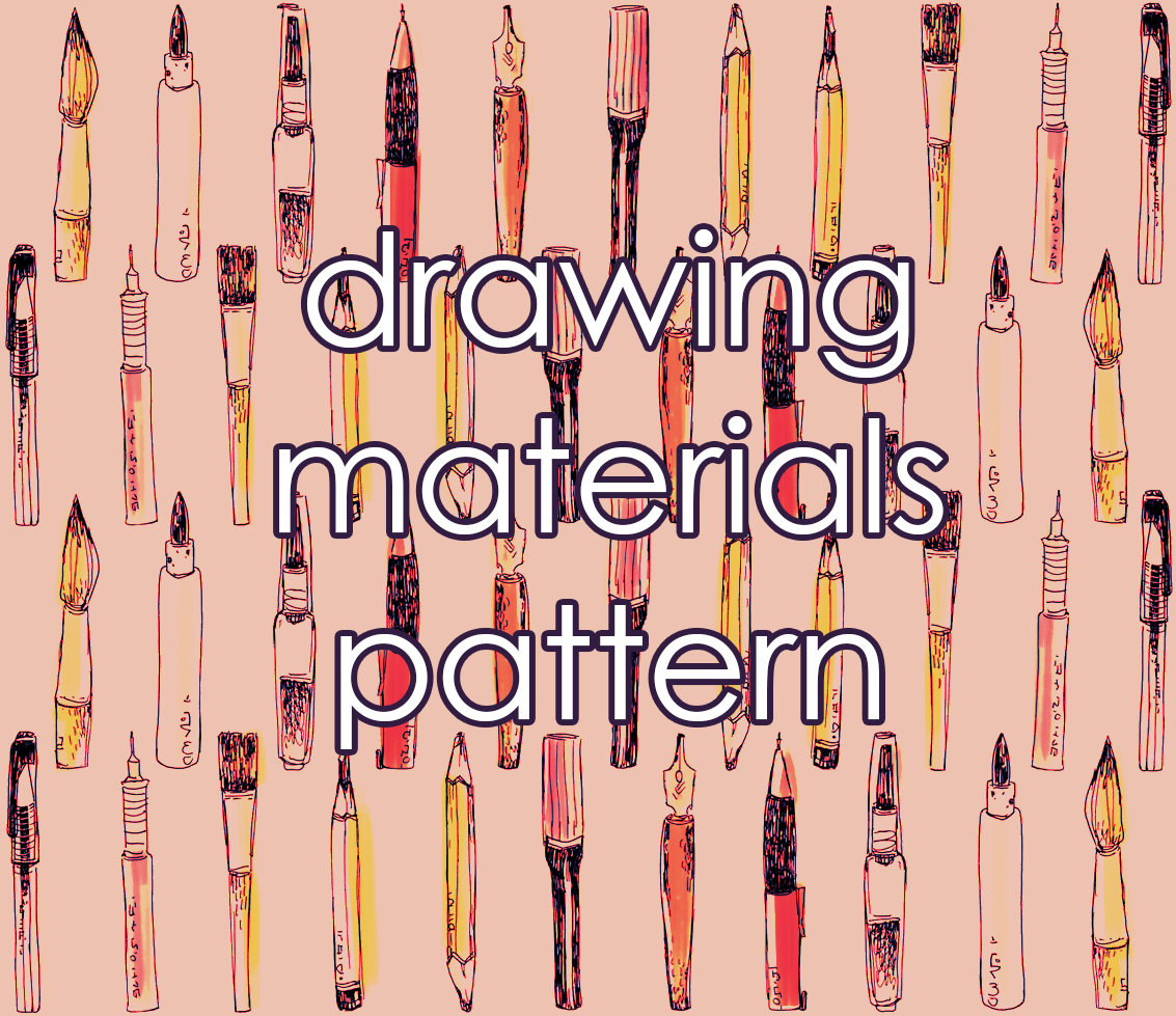 Drawing materials pattern